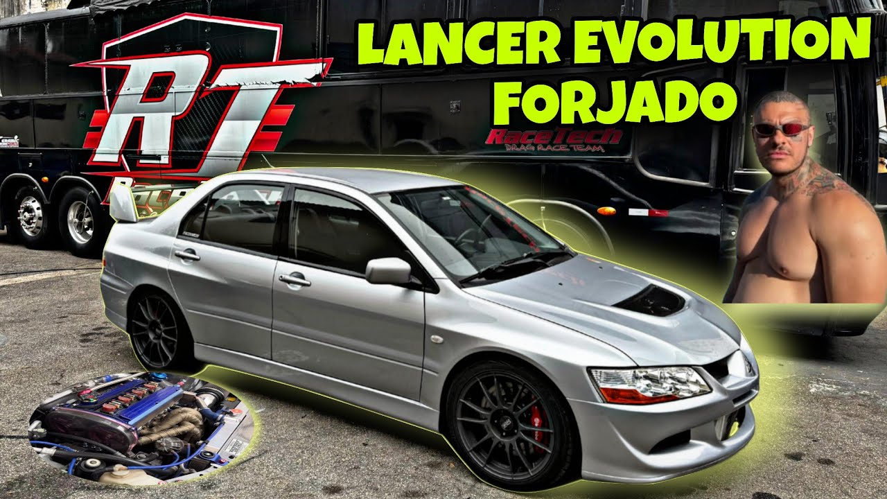 Mitsubishi Lancer EVOLUTION FORJADO - Racetech @FuelTechOficial 