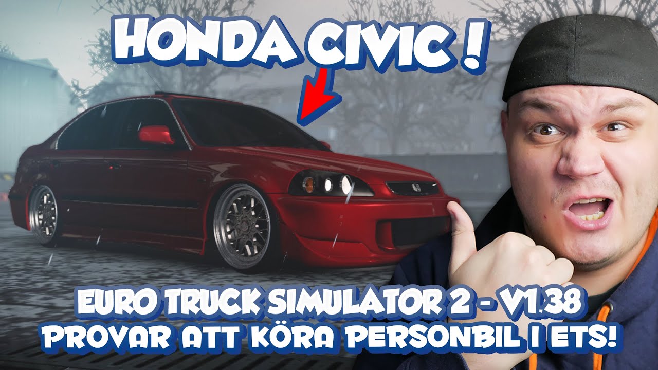 PROVAR ATT K&Ouml;RA PERSONBIL I ETS!- EURO TRUCK SIMULATOR 2 SVERIGE! - Logitech G27