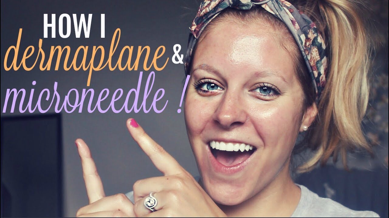 HOW I DERMAPLANE & MICRONEEDLE MY SKIN ! | GET RID OF ACNE SCARS & MAKE YOUR SKIN GLOW | HALOBEAUTY