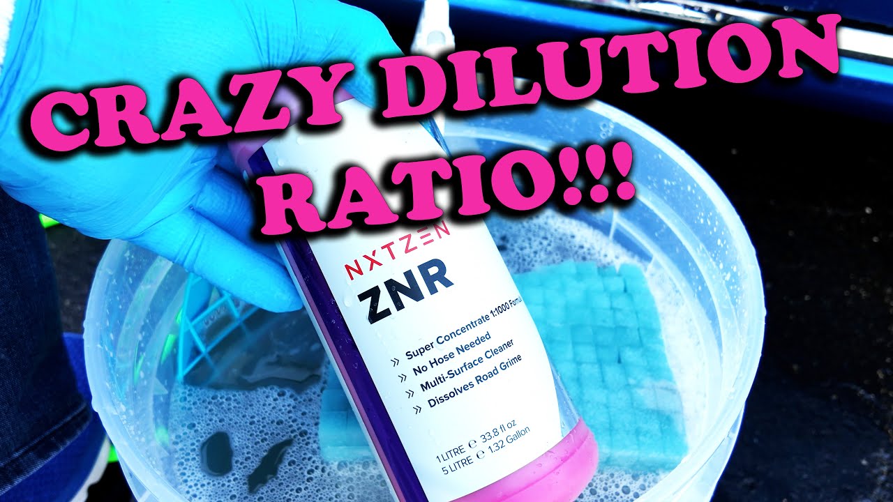 NXTZEN ZNR super concentrated rinseless wash. Is it any good, and does it live up to it's claims?