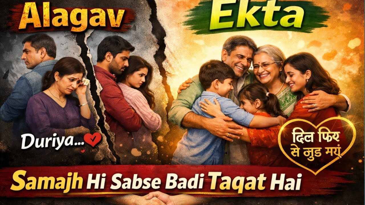 “Pariwar Mein Alagav Se Ekta Tak ❤️ | Samajh Hi Sabse Badi Taqat Hai”