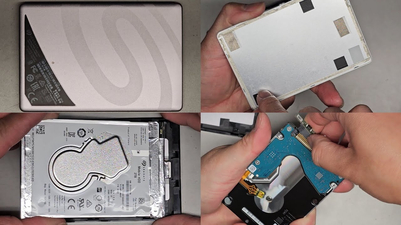 Seagate Backup Plus Ultra Slim Metal Rescue Edition Disassembly Repair SATA USB Adapter Fix