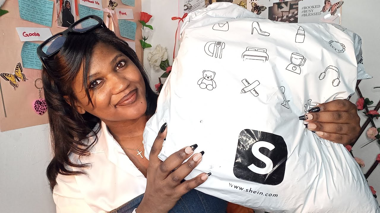 ASMR Shein Shopping Haul | Whispering Rambles + relaxing tapping and scratching sounds
