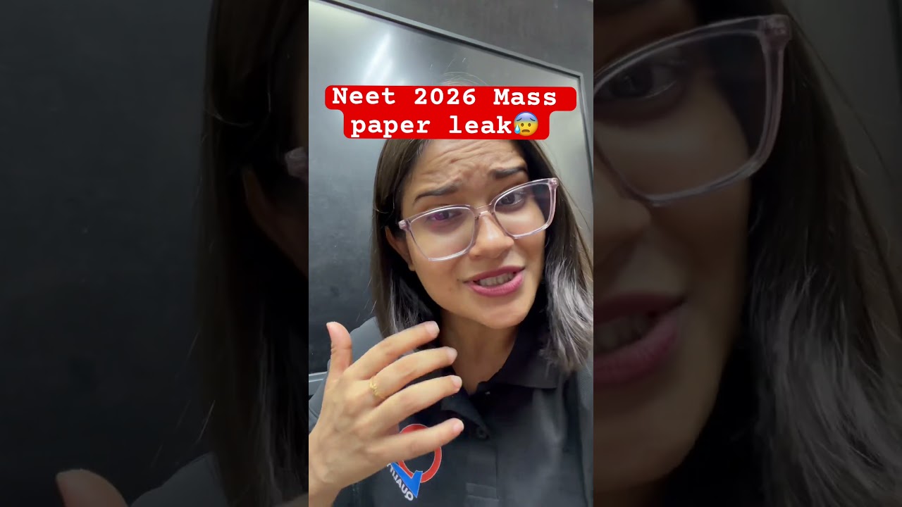 Neet 2026 mass paper Leak😰| Demand Re-NEET‼️    #neet2026 #neetpaperleak #paperleak #nta #reneet