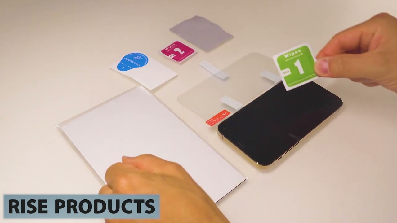 【RISE PRODUCTS公式】 スマートフォン ガラスフィルム 貼り方