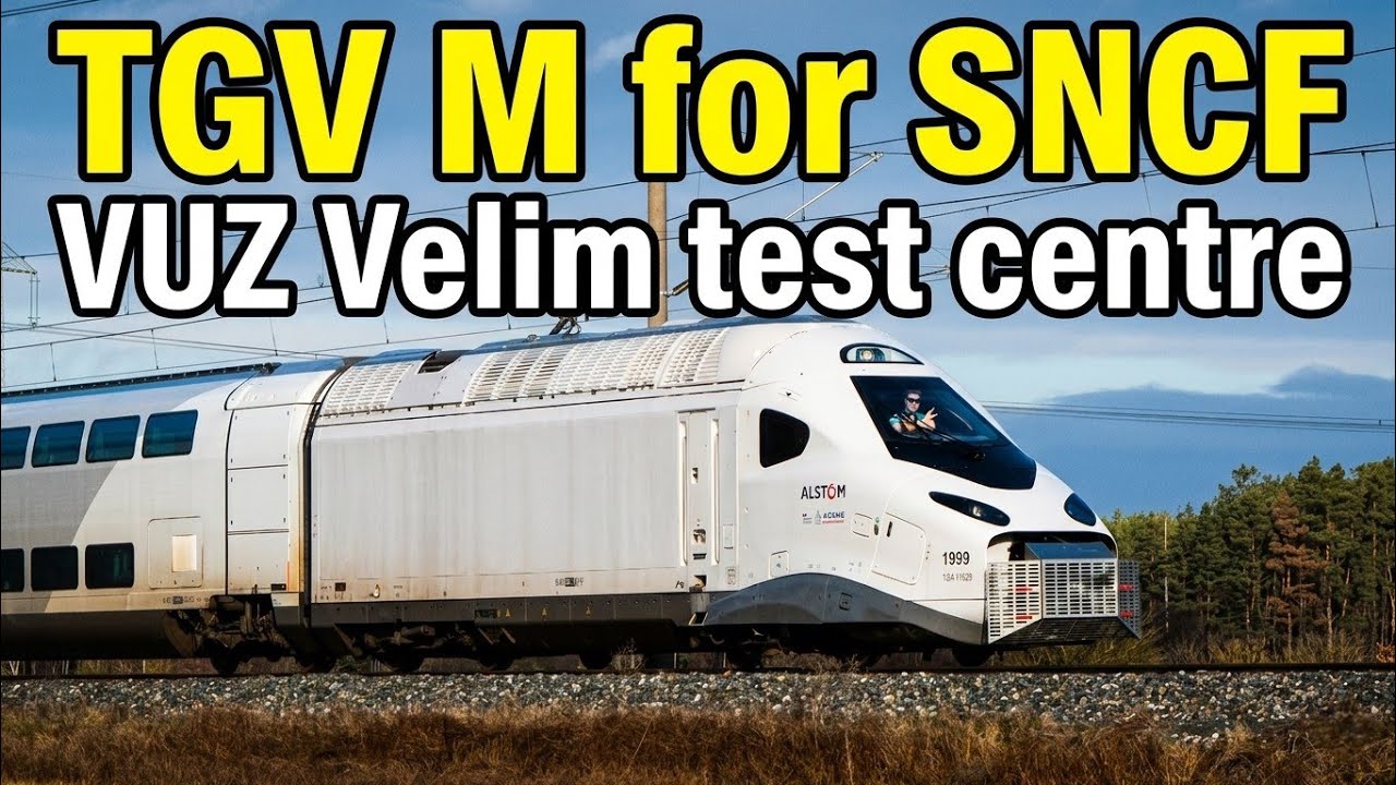 ⚠️⏯️ TGV M for SNCF. VUZ Velim test centre ⏯️⚠️