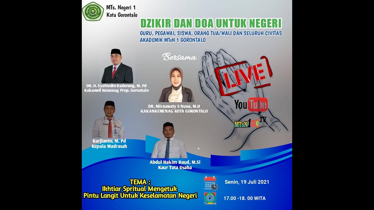 DZIKIR DAN DOA UNTUK NEGERI