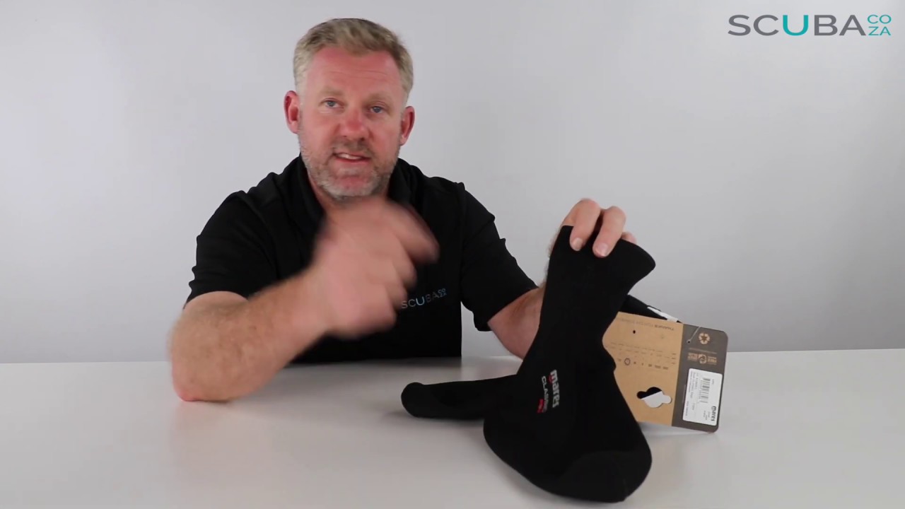Mares Classic Dive Socks, Product review by Kevin Cook, www.scuba.co.za