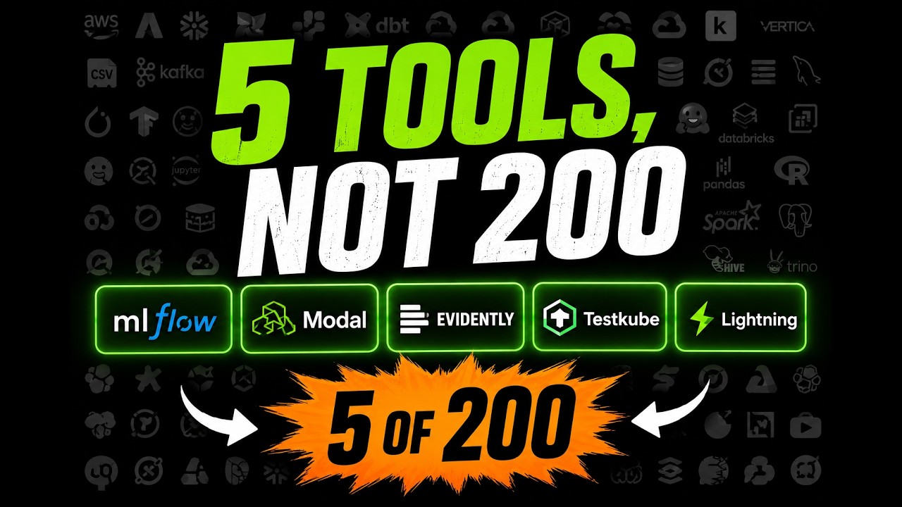 MLOps in 2026: The 5 Tools You Actually Need (And the 195 to Skip)