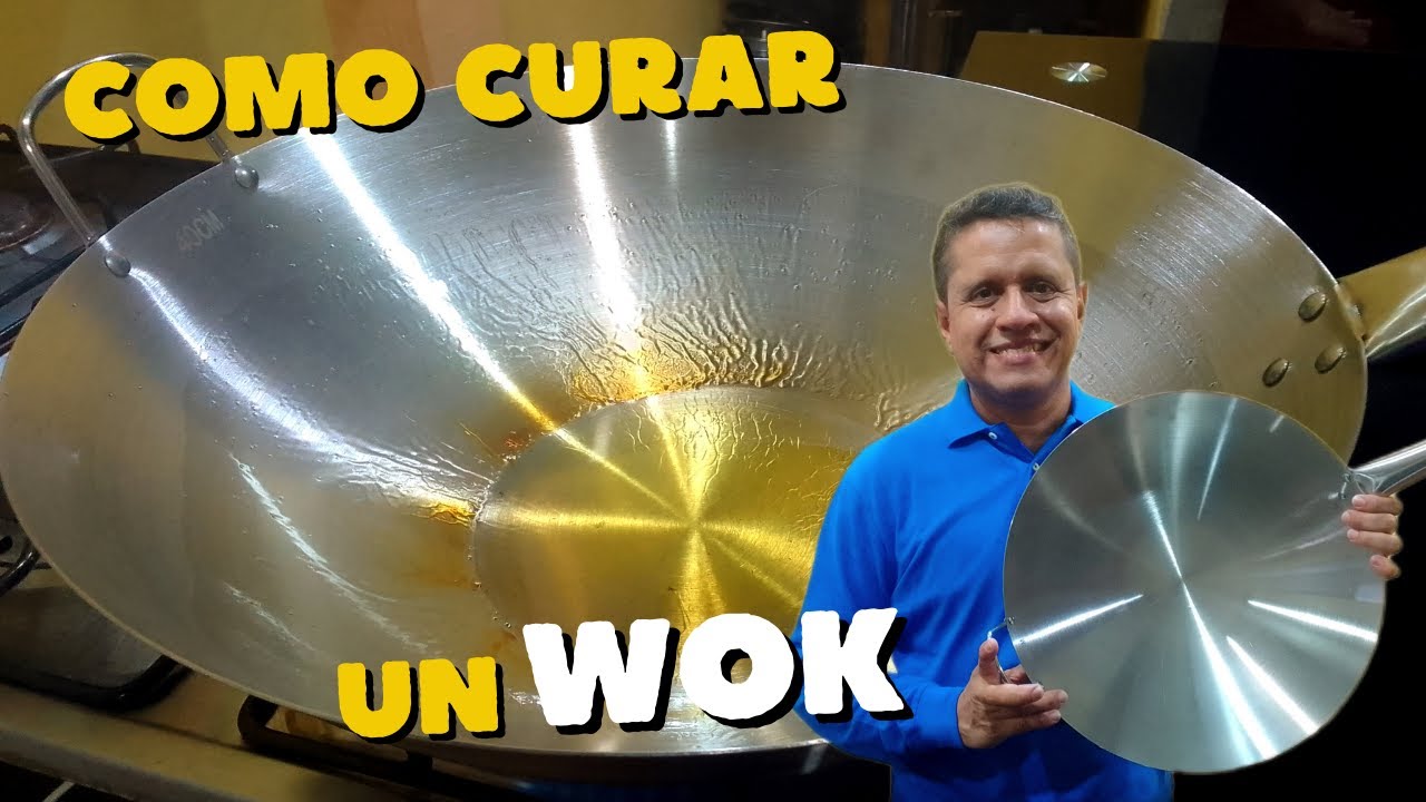 ✅Como curar un 𝗪𝗢𝗞 de acero inoxidable | Contiene metales PESADOS 😱 | Hazlo por tu salud