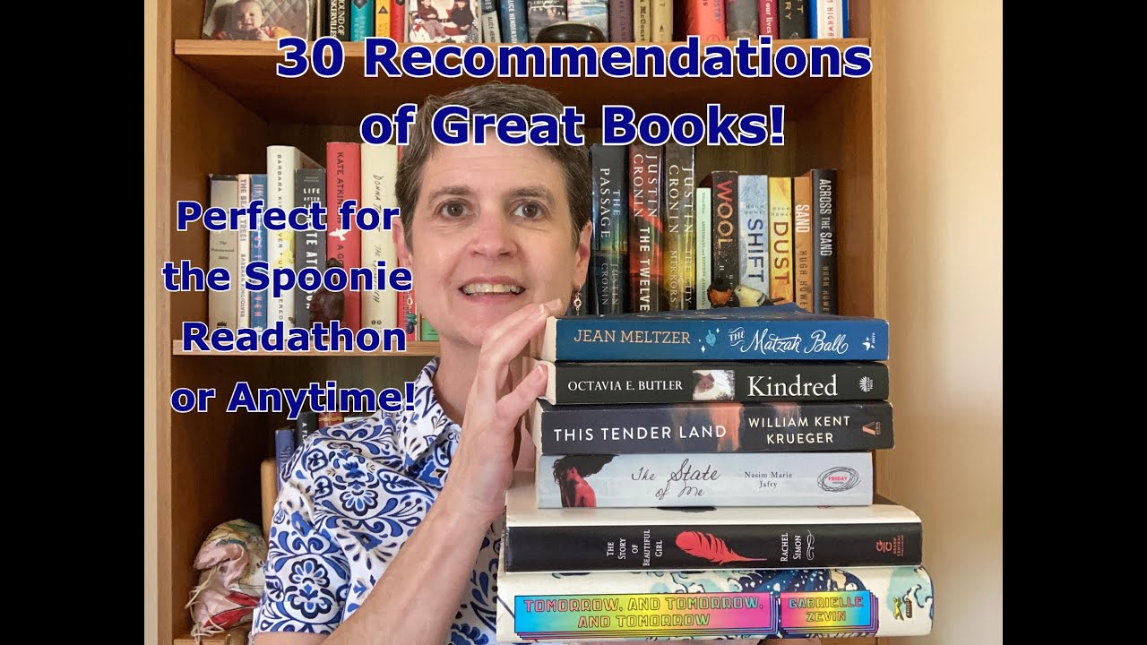 30 Great Book Recommendations, Perfect for Spoonie Readathon or Anytime! #books #reading #spoonies