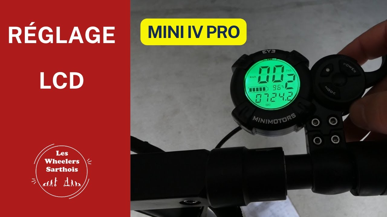 Réglage de la Speedway Mini 4 Pro