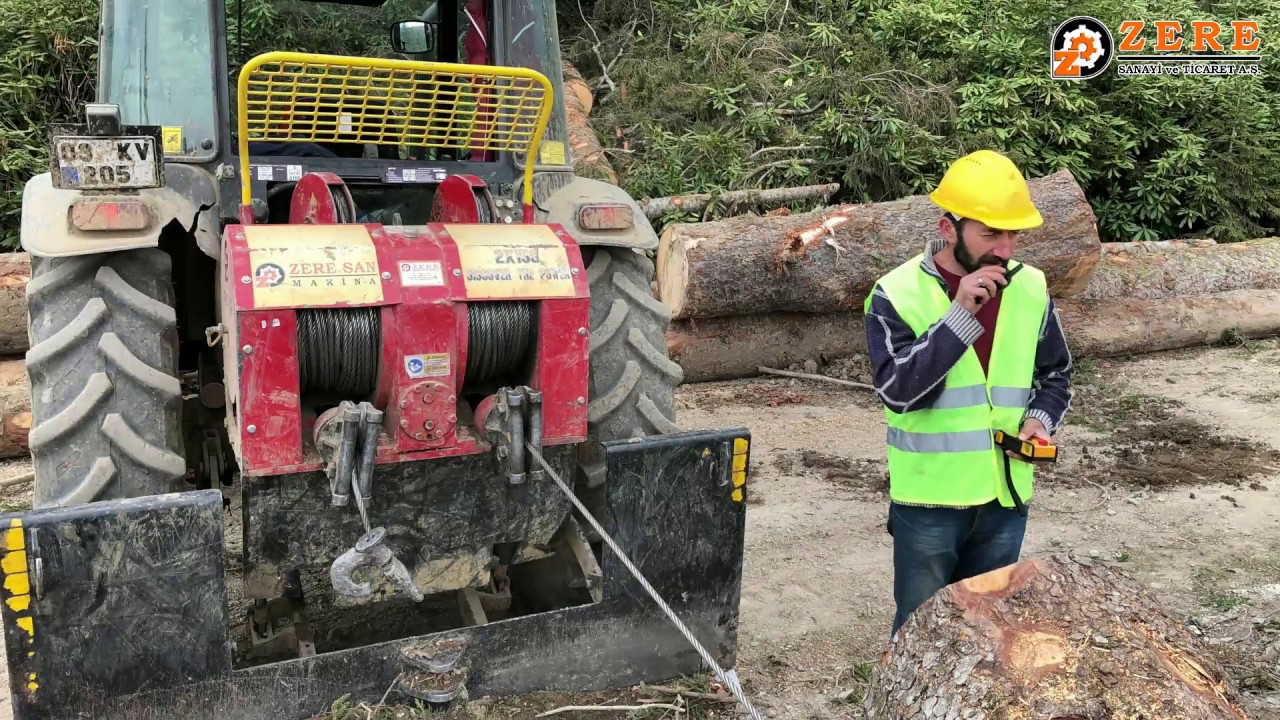 Zere 2X-200 Pro - Tomruk Çekme Vinci - Forestry Winch