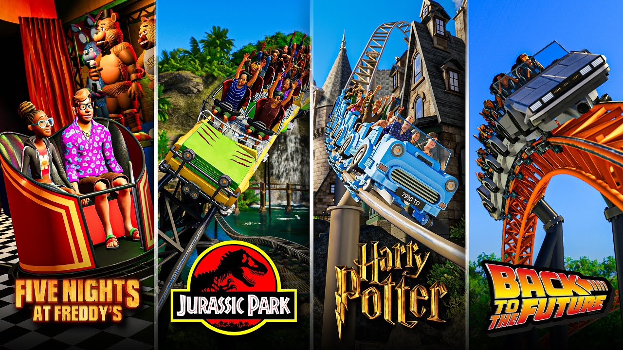 ALL ONRIDE EXPERIENCES! - Benny’s Movie Park (Planet Coaster)