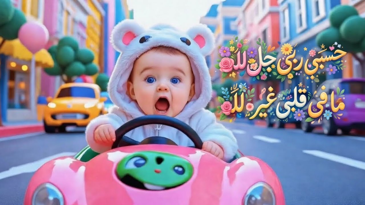 Sallallahu Alaihi Wasallam | Hasbi Rabbi | Allahul Kafi,Islamic Baby Naat Kids,Cute Muslim Animation