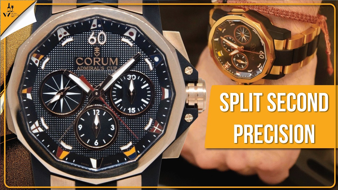 The Ultimate Nautical Luxury Watch ⏱️✨ - Corum 44MM Admiral's Cup Regatta Chronograph