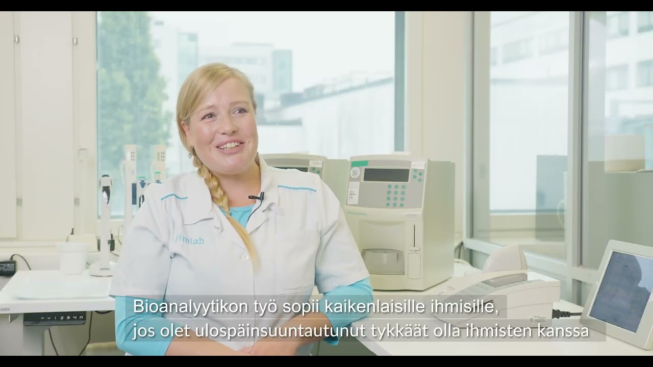 Tutustu Fimlabin asiantuntijoihin: bioanalyytikko