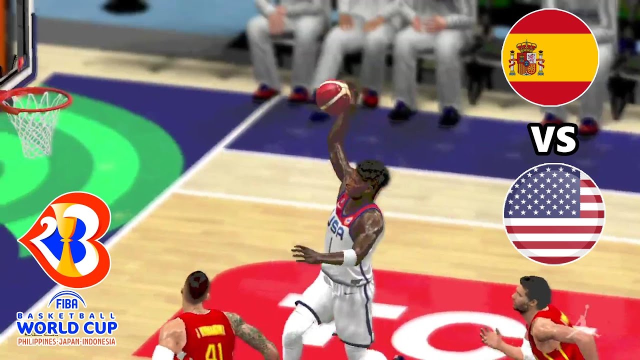 Spain VS USA l Full Game Match Highlights FIBA World Cup 2k23
