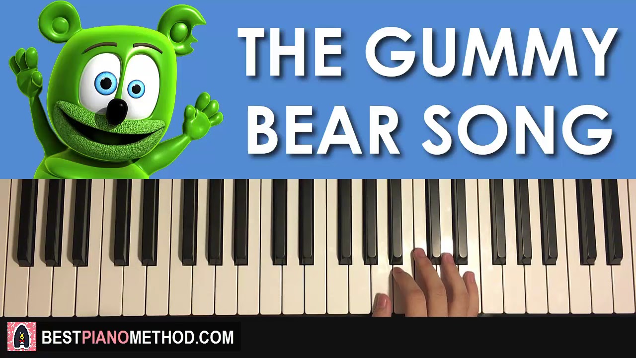 HOW TO PLAY - The Gummy Bear Song (Piano Tutorial Lesson)