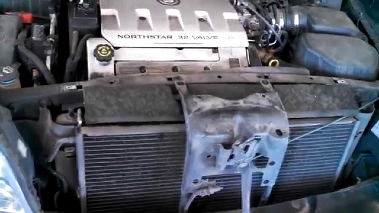 Radiator replacement 2000 - 2005 Cadillac Deville 4.6L V8 Install Remove Replace