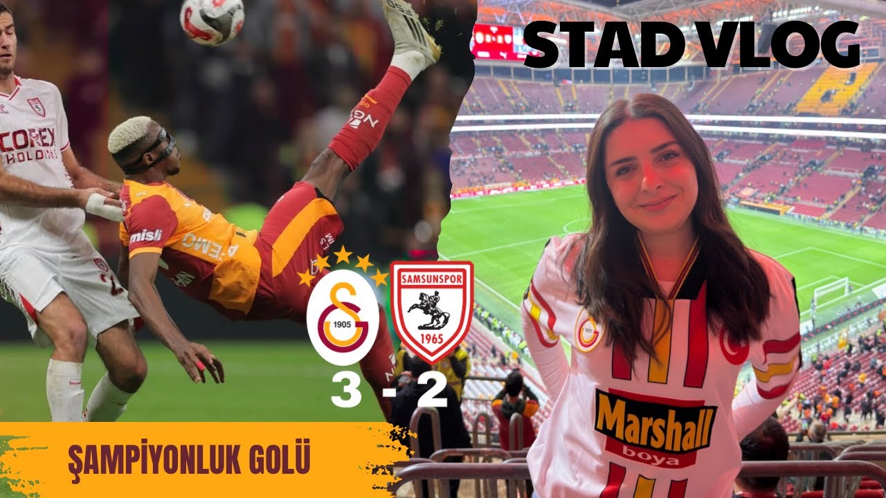 Osimhen’in EFSANE Röveşata Golü! | Galatasaray - Samsunspor Maç Vlog | Ramspark Yıkıldı | Sane 🔥 