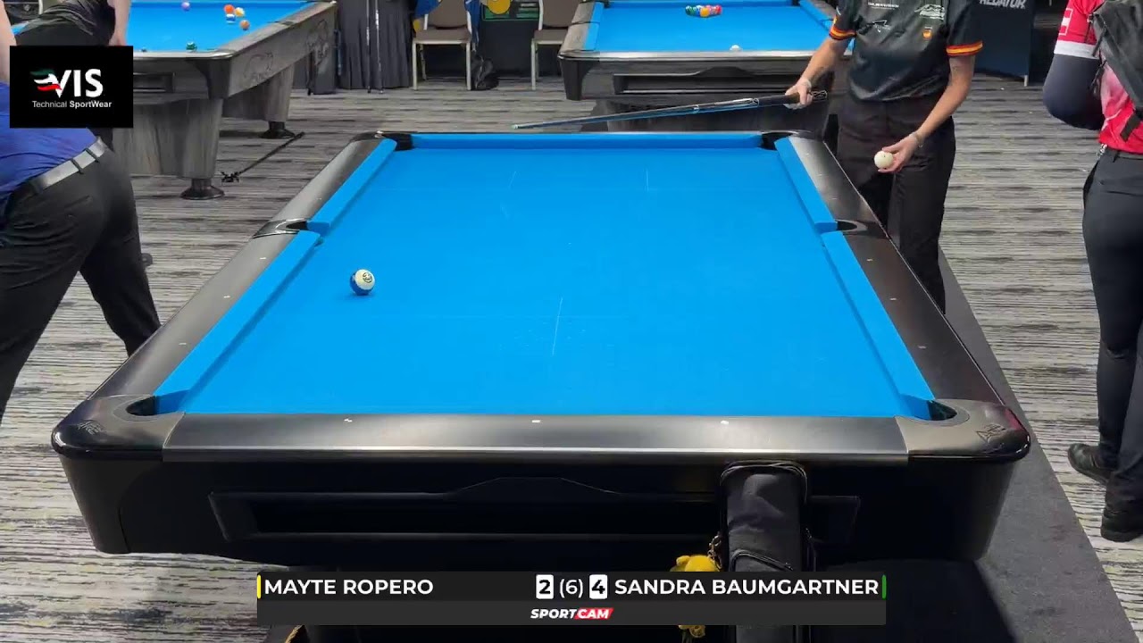 Mayte Ropero vs Sandra Baumgartner // Last 16 EC 10-Ball