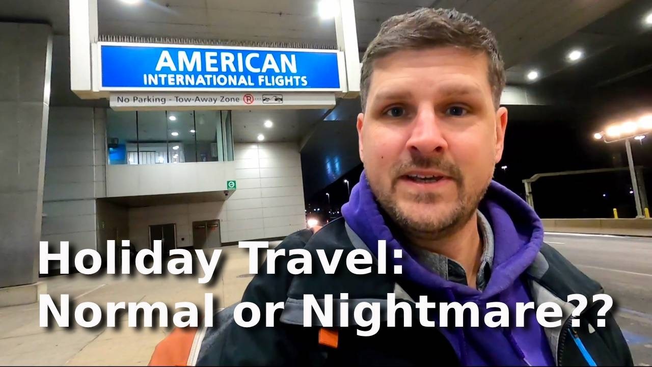 What's Holiday Air Travel Really Like?? Philly to Amsterdam at Christmas!