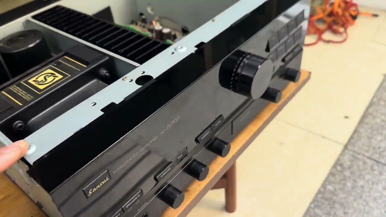 Sansui 707.320w vệ sinh nên video cho ae xem