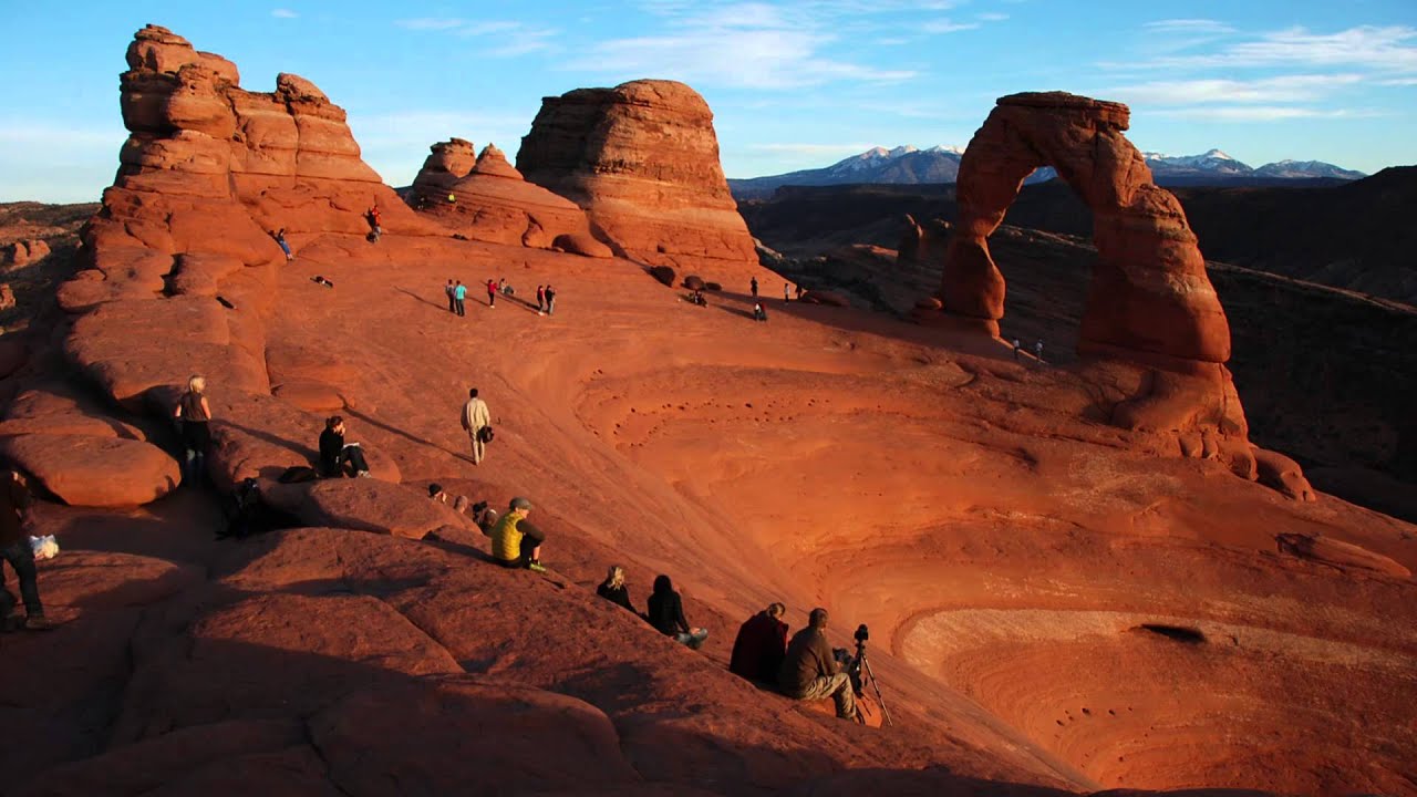 Minute Out In It: Sunset at Delicate Arch