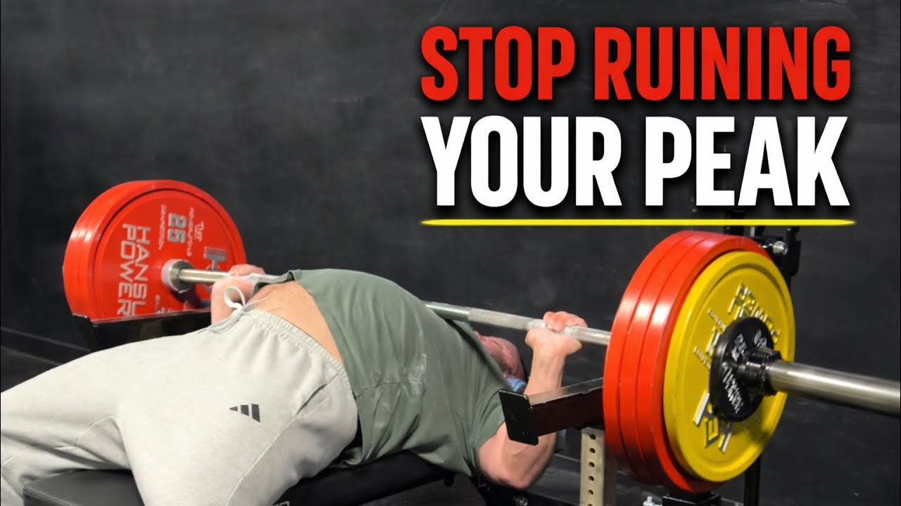 Stop Ruining Your Peak (Do This Instead)