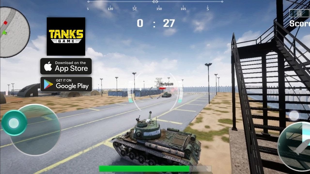 Tanks Game Android iOS Gameplay Walkthrough | Multiplayer Battle Game #2023 #shootinggames #battle