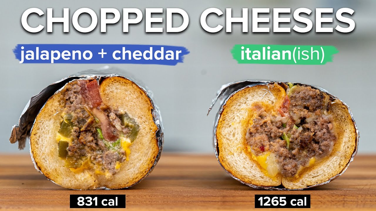How to make a Lower Calorie Chopped Cheese that still tastes good.