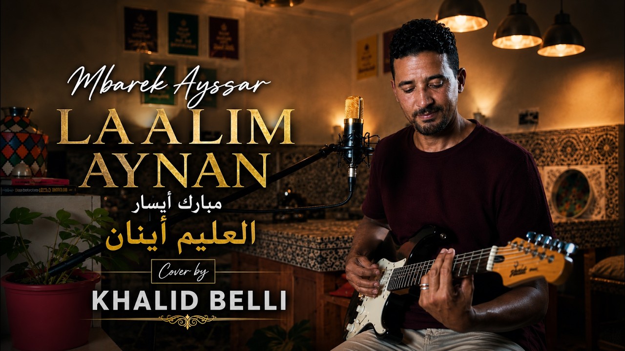 (Mbarek Ayssar LAALIM AYNAN. .مبارك أيسار .العليم أينان) Cover by KHALID BELLI