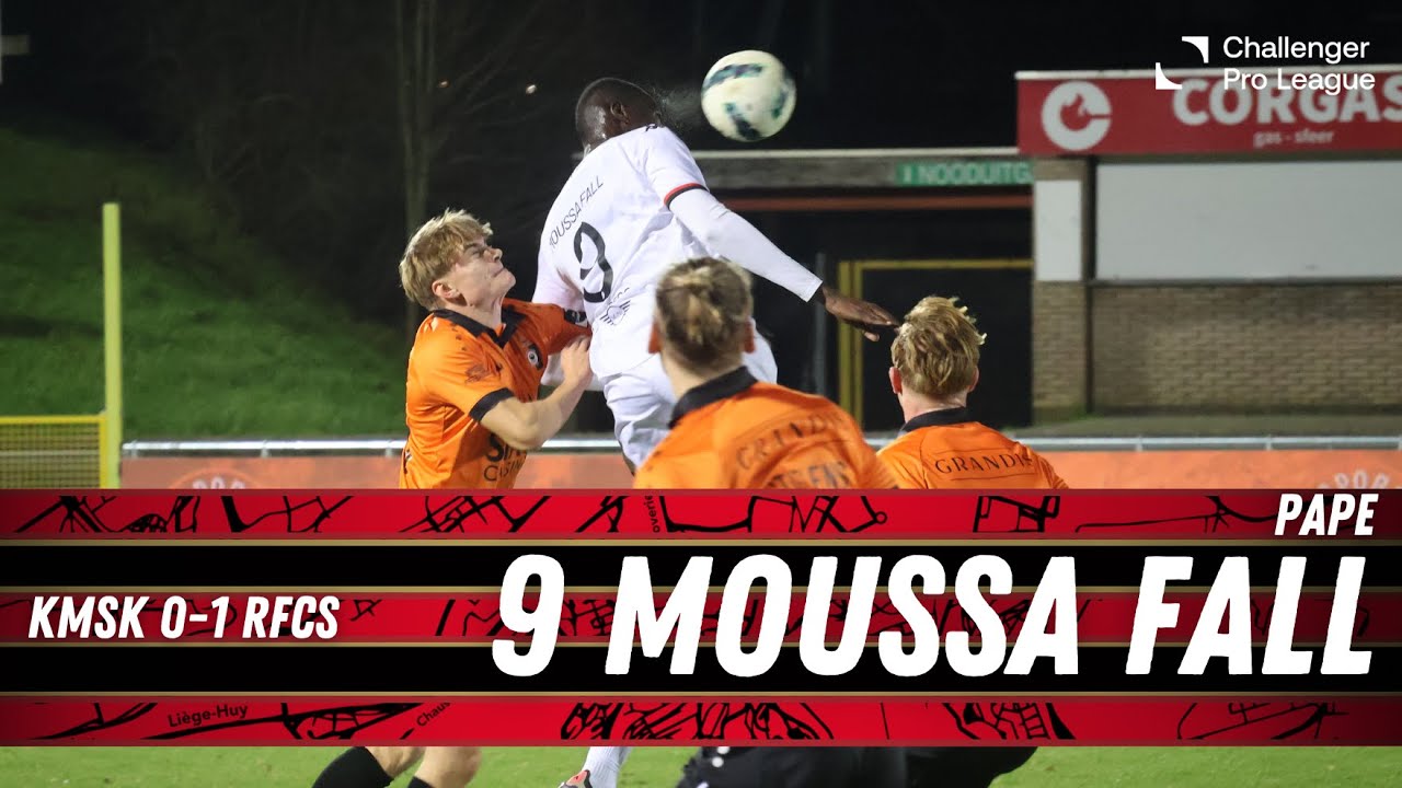 GOAL : Pape Moussa FALL 0-1 | 🟠⚫️ KMSK Deinze vs RFC Seraing 🔴⚫️ | 06.12.2024