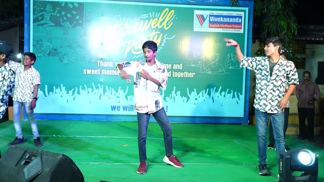 FAREWELLPARTY -2024 -25 || GROUP STUDENTS PERFORMANCE || VIVEKANANDA E.M School || #farewellparty