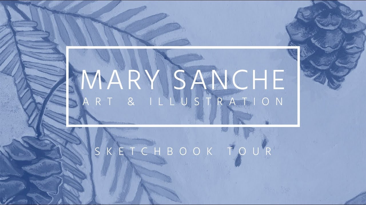 Sketchbook Tour IX // Flip-through 2018 // Pencil & Mixed Media // Mary Sanche
