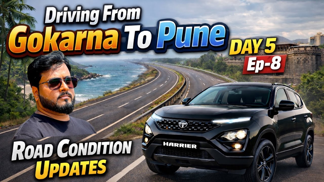 EP 08 - Driving from Gokarna to Pune | Road Condition Updates | Day 5 | Our Epic Karnataka Trip