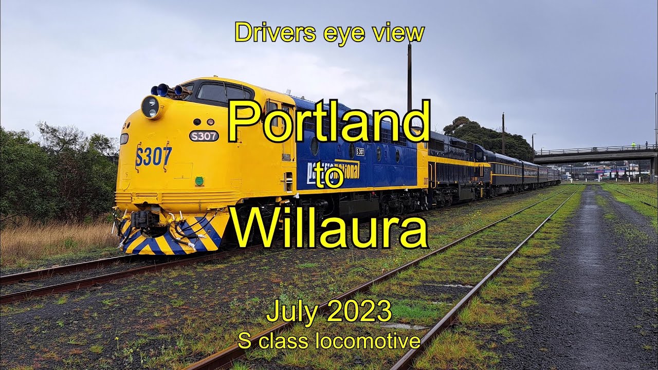 Drivers eye view, Portland to Willaura, July 2023