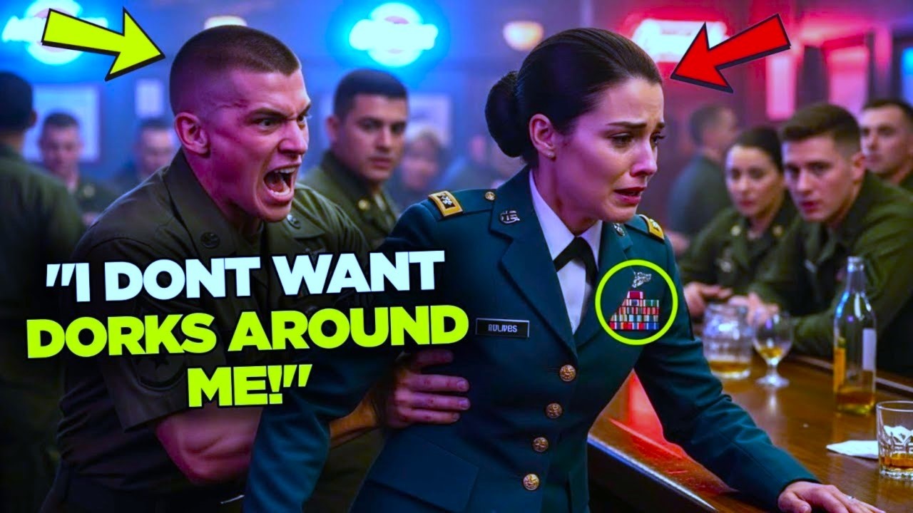Dumb Recruit Pushed Her, at the Bar Unaware ,She Was a Seal Admiral..