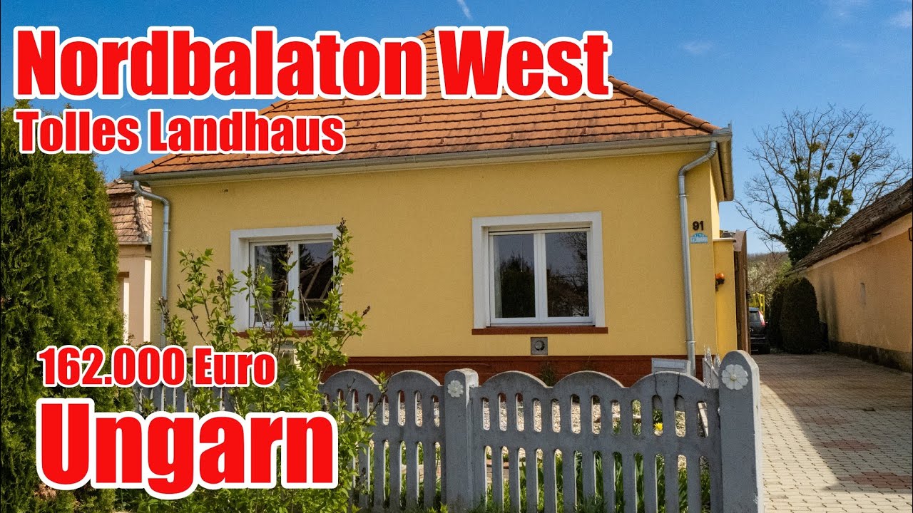 NORDBALATON WEST tolles LANDHAUS in UNGARN