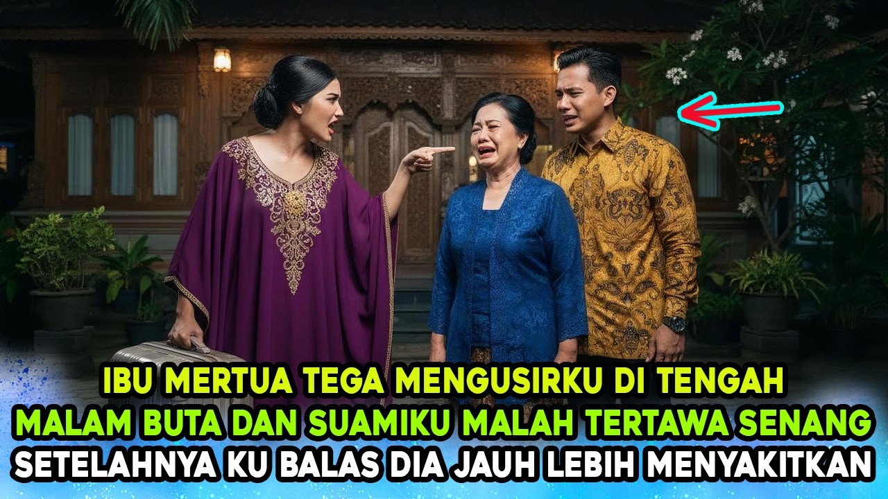 AKU DI USIR MERTUA DI TENGAH MALAM BUTA DAN SUAMIKU MALAH TERTAWA , DETIK ITU KU BALAS DIA BEGINI