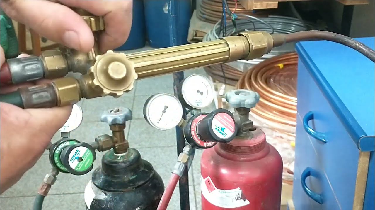 SOLDA COM ACETILENO E OXIGÊNIO - PPU - COMO LIGAR O MAÇARICO?