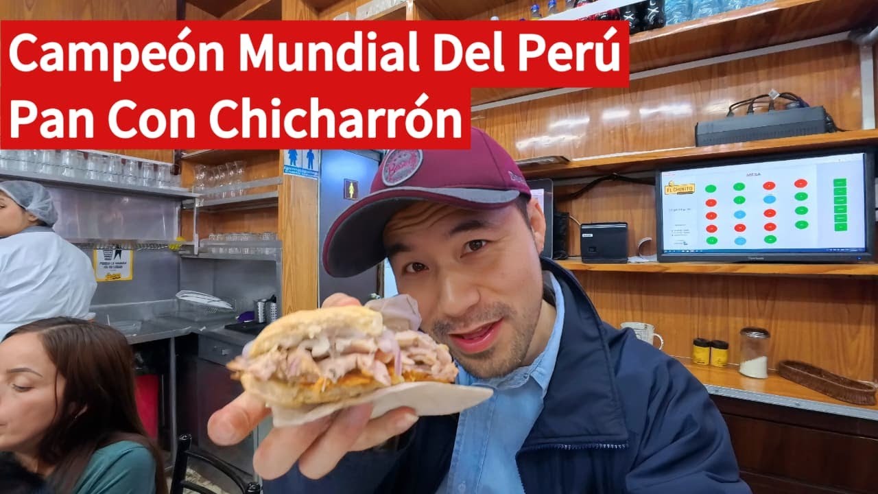 Probar el PAN CON CHICHARRÓN, el Campeón Mundial de Desayuno, Perú