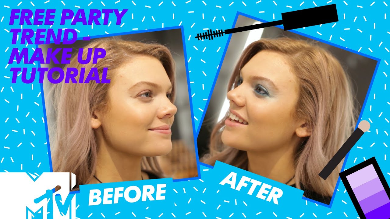 FREE PARTY TREND MAKEUP TUTORIAL | MTV