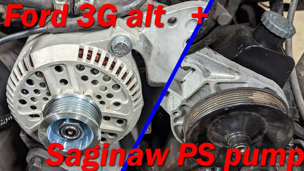 Замена гидроусилителя руля Saginaw и генератора 3G на нашем однотонном Ford Bronco 1990 года выпу...