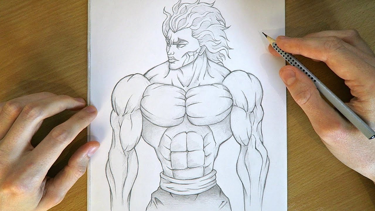 Yujiro Hanma Drawing Tutorial | How to Draw Anime Characters | Baki the Grappler 💪🗿