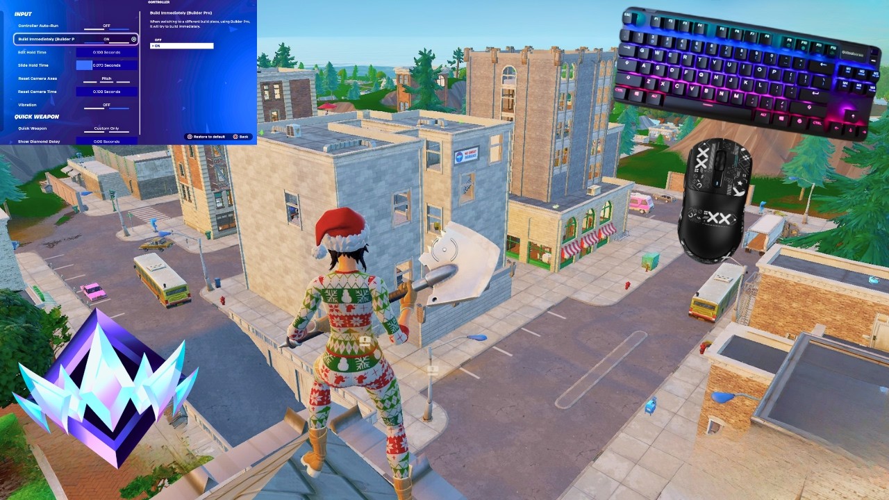 NEW BEST Keyboard & Mouse SETTINGS + Sensitivity in Fortnite
