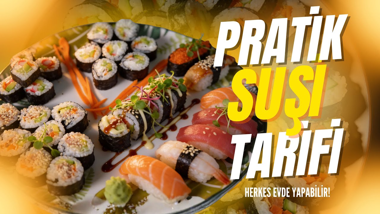 Evde Pratik Suşi Denemesi… Sonuç Beklediğimizden çok daha iyi oldu🍣