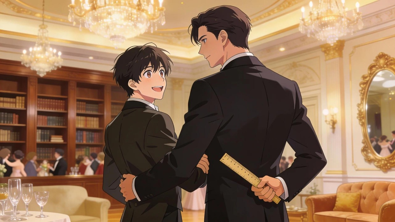 Rescued from a party, he faces a private disciplinary session with his assistant. #BL #PowerDynamic