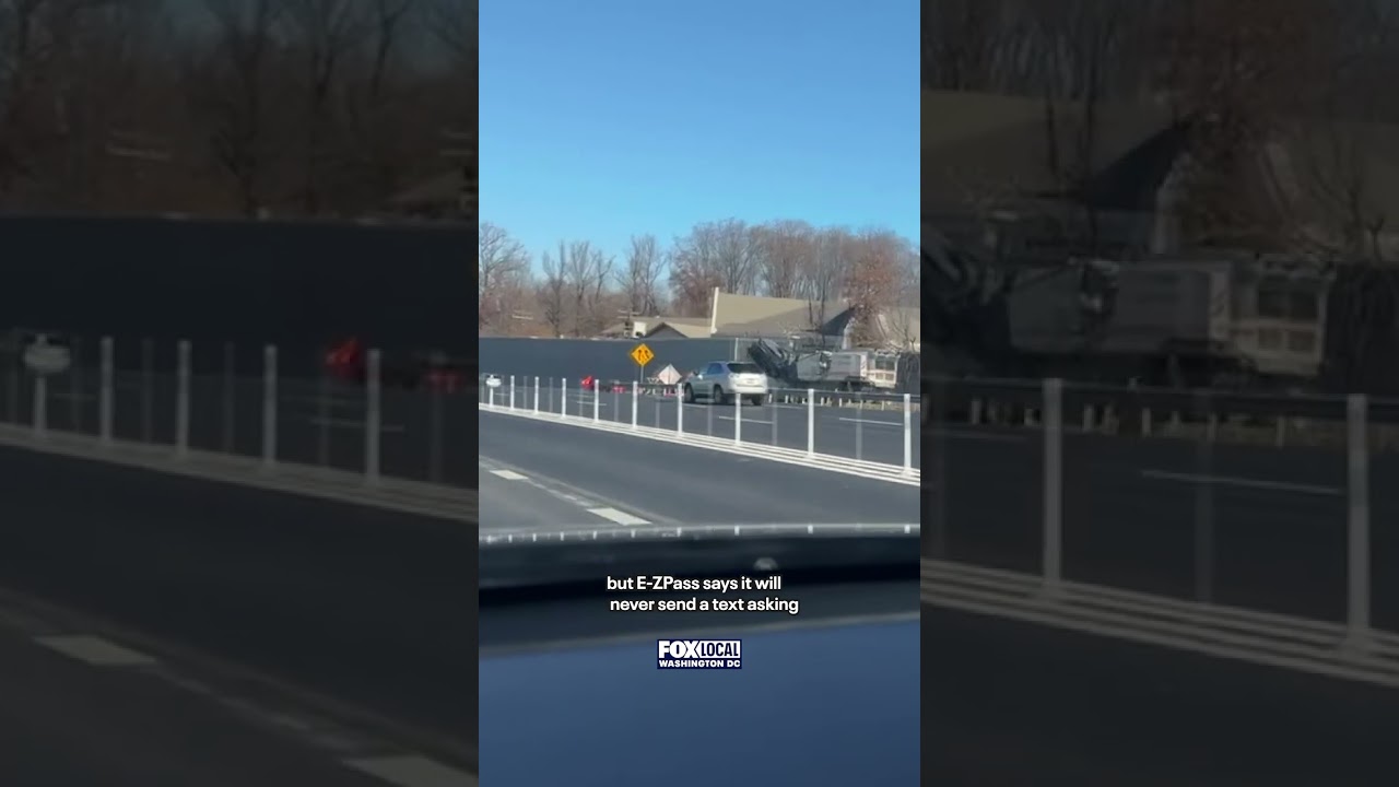 E‑ZPass text message scam targeting drivers in DMV